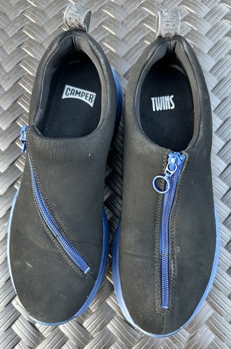 Camper twins black blue front - twins,